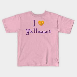 I Love Halloween - Jack-o-Lantern Kids T-Shirt